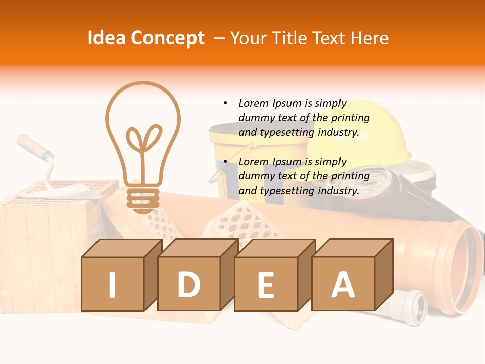 Industry Equipment Object PowerPoint Template