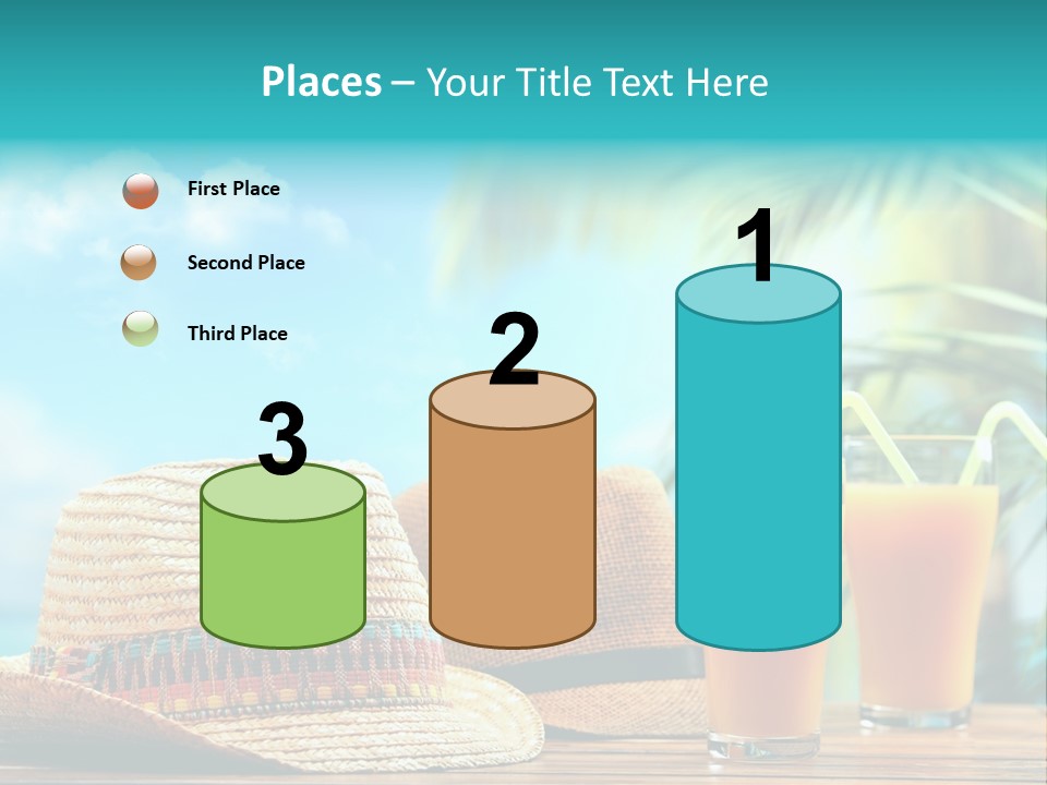 Drink Holiday Coastline PowerPoint Template