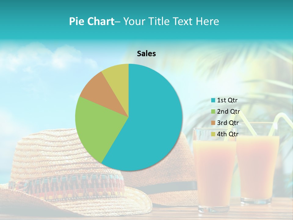 Drink Holiday Coastline PowerPoint Template