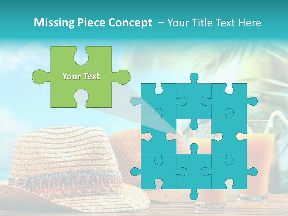 Drink Holiday Coastline PowerPoint Template