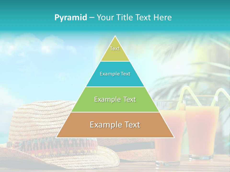 Drink Holiday Coastline PowerPoint Template