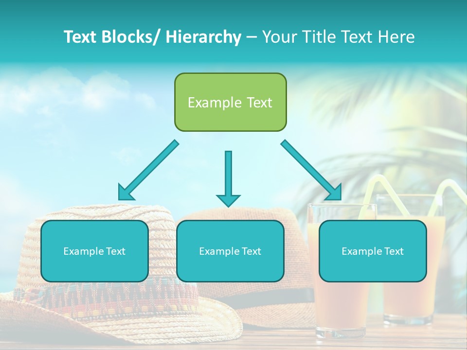 Drink Holiday Coastline PowerPoint Template