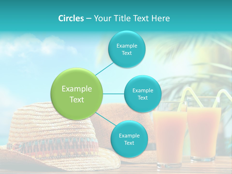 Drink Holiday Coastline PowerPoint Template