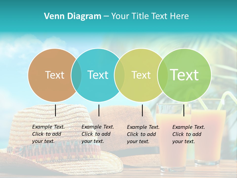 Drink Holiday Coastline PowerPoint Template