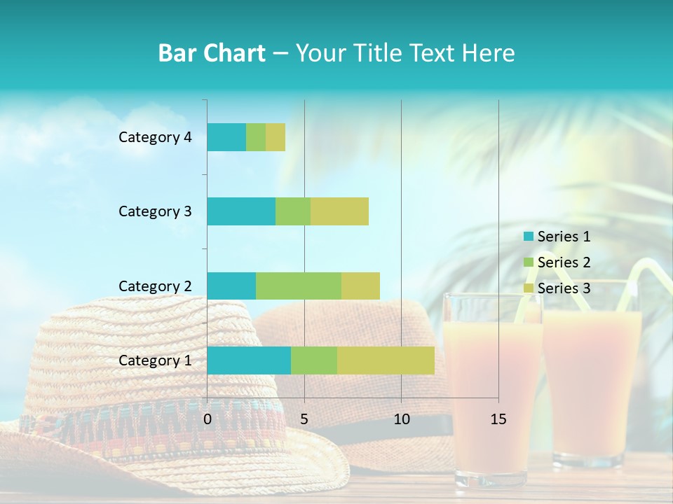 Drink Holiday Coastline PowerPoint Template