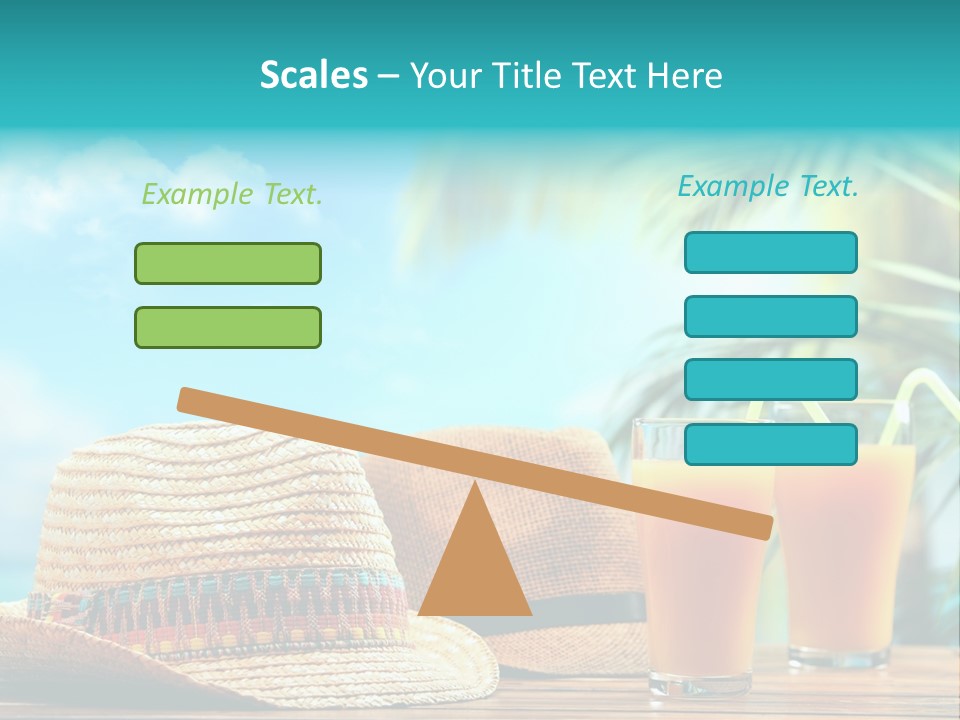 Drink Holiday Coastline PowerPoint Template