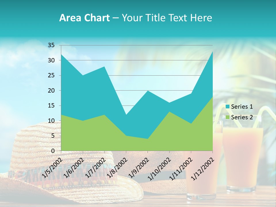 Drink Holiday Coastline PowerPoint Template