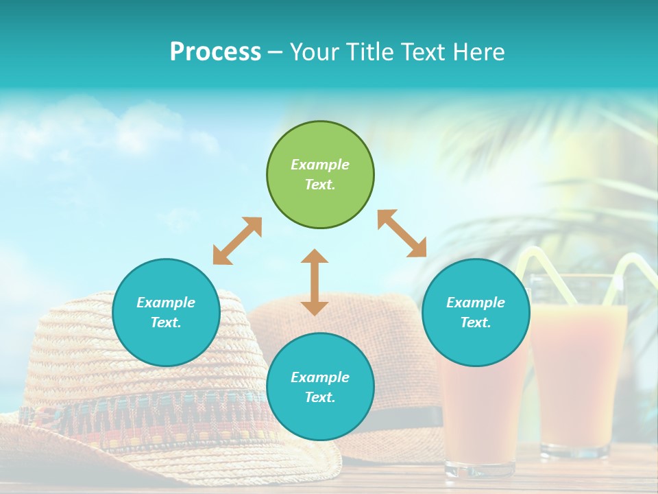 Drink Holiday Coastline PowerPoint Template