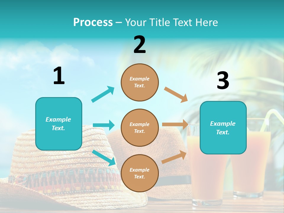 Drink Holiday Coastline PowerPoint Template
