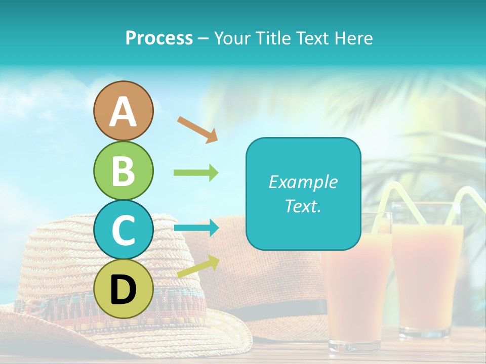 Drink Holiday Coastline PowerPoint Template