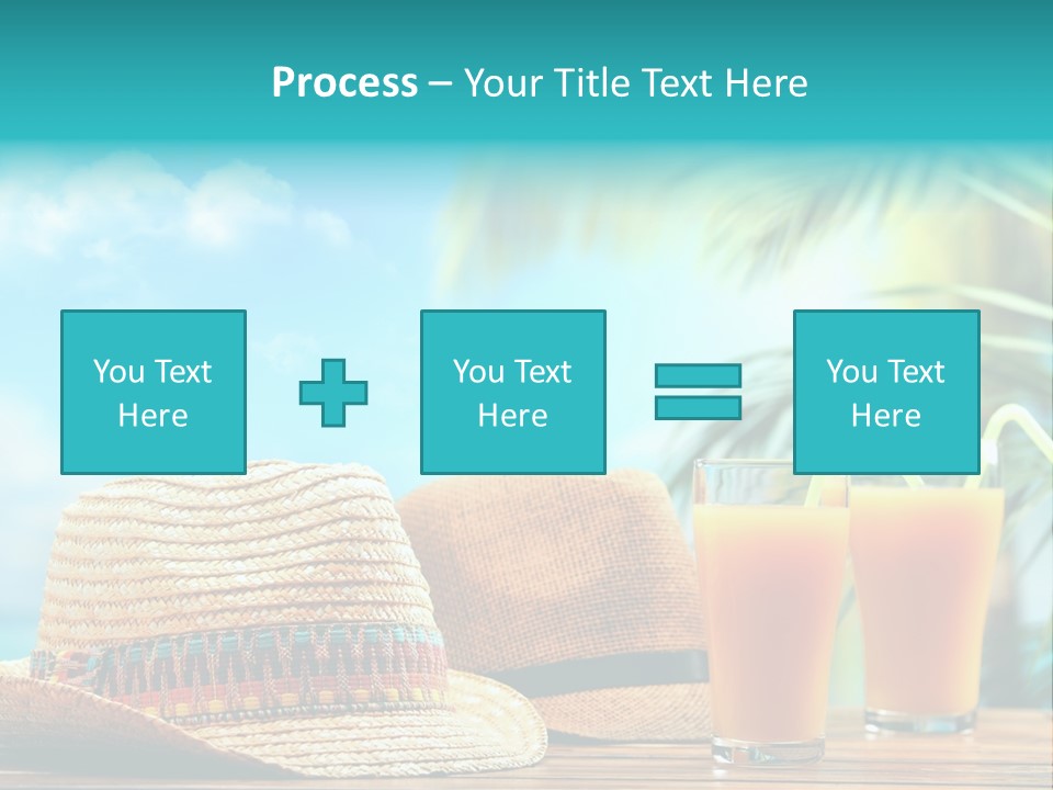 Drink Holiday Coastline PowerPoint Template