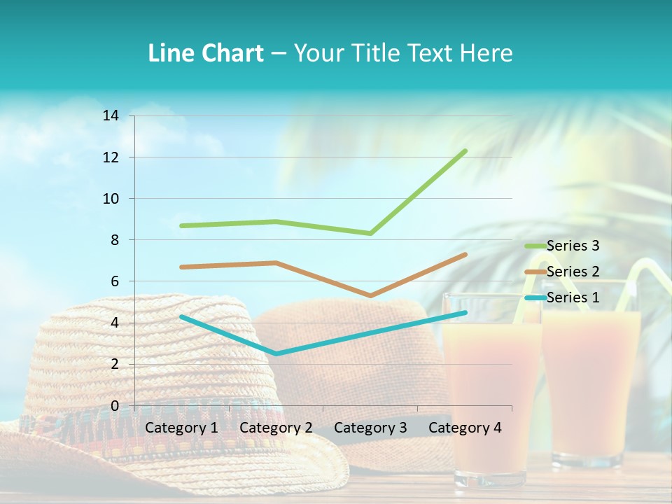 Drink Holiday Coastline PowerPoint Template