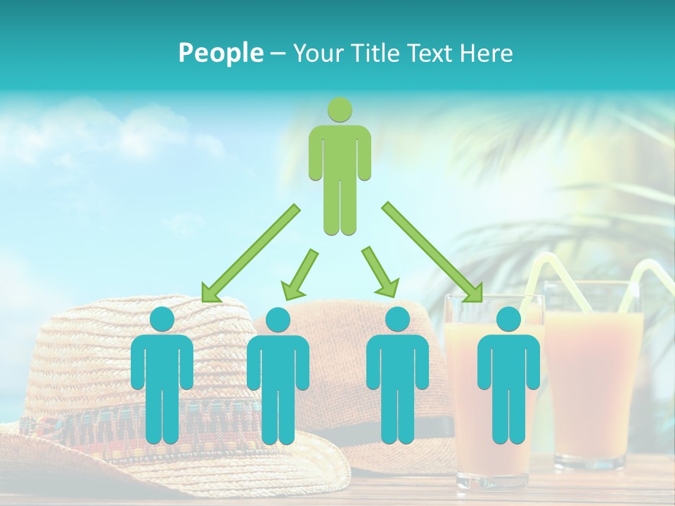 Drink Holiday Coastline PowerPoint Template