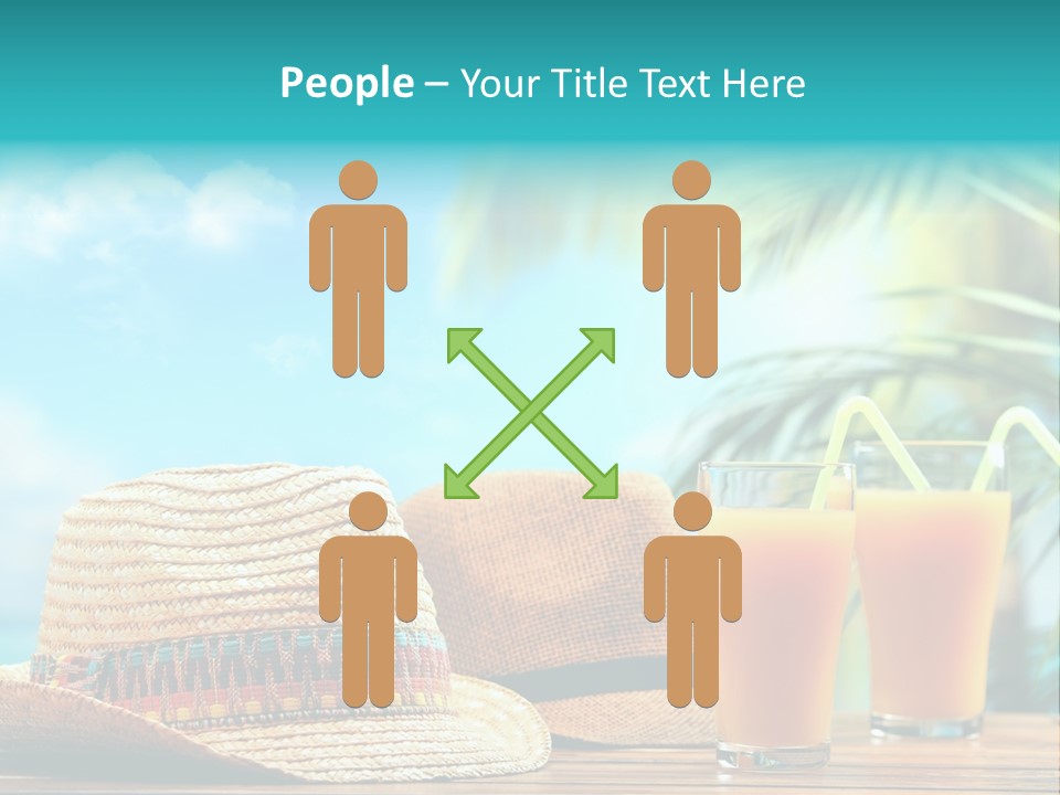 Drink Holiday Coastline PowerPoint Template