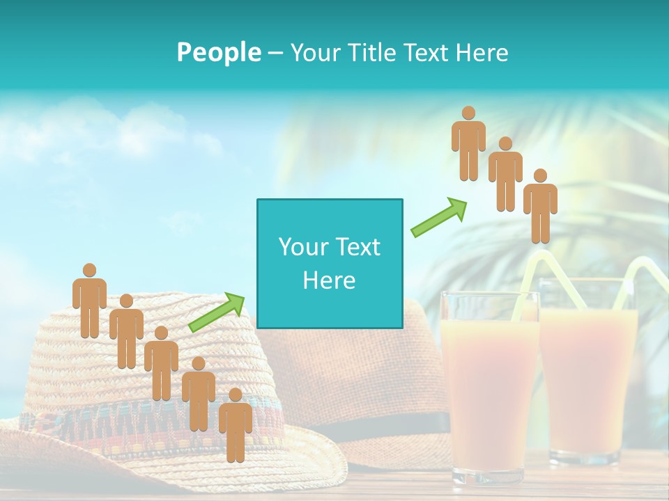 Drink Holiday Coastline PowerPoint Template