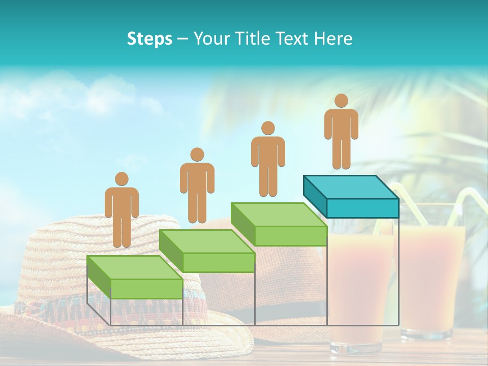 Drink Holiday Coastline PowerPoint Template