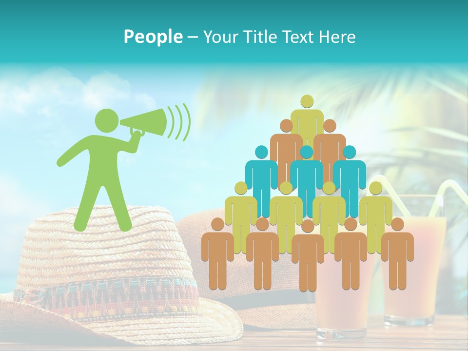 Drink Holiday Coastline PowerPoint Template