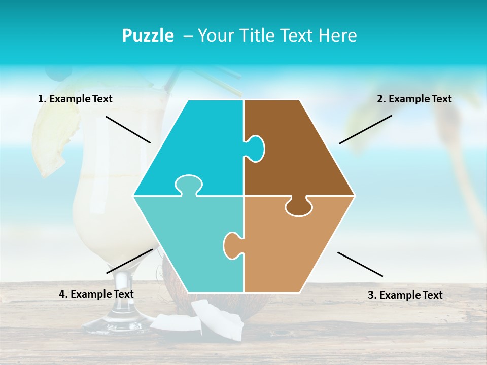 Melon Deck Glassware PowerPoint Template