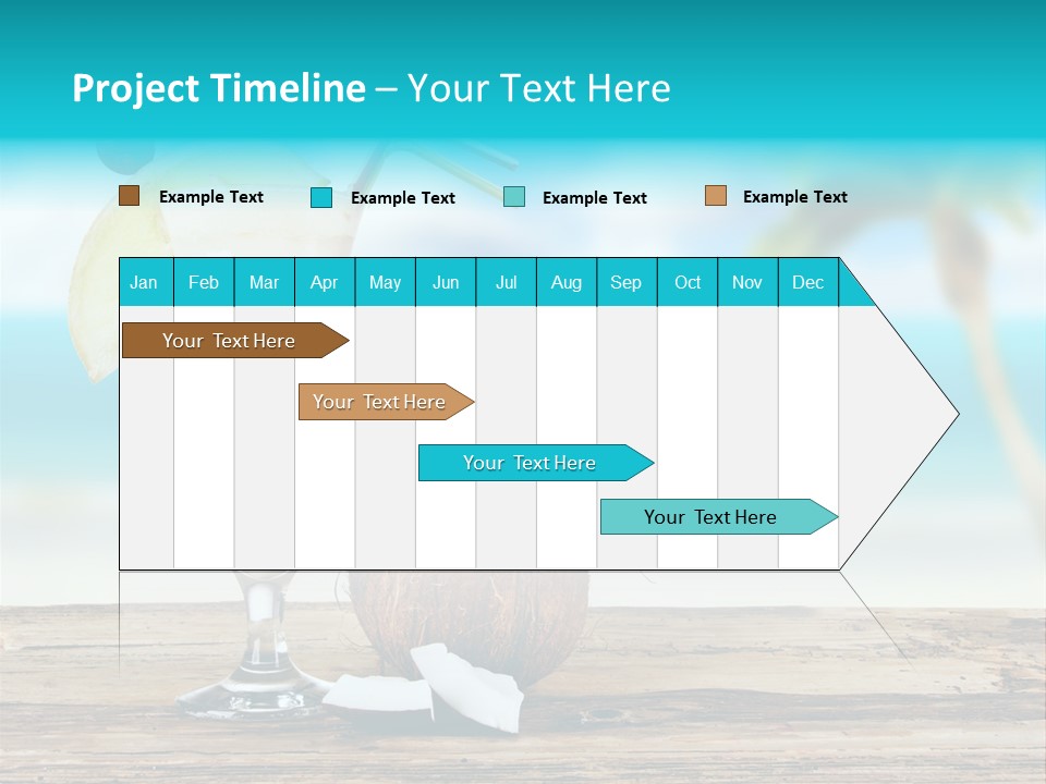 Melon Deck Glassware PowerPoint Template