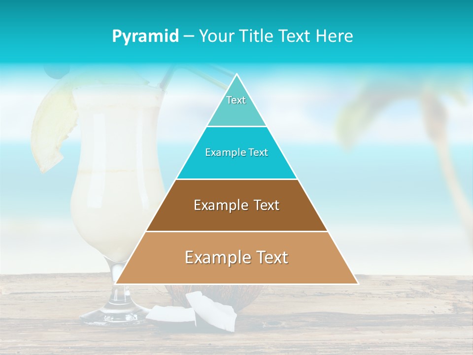 Melon Deck Glassware PowerPoint Template