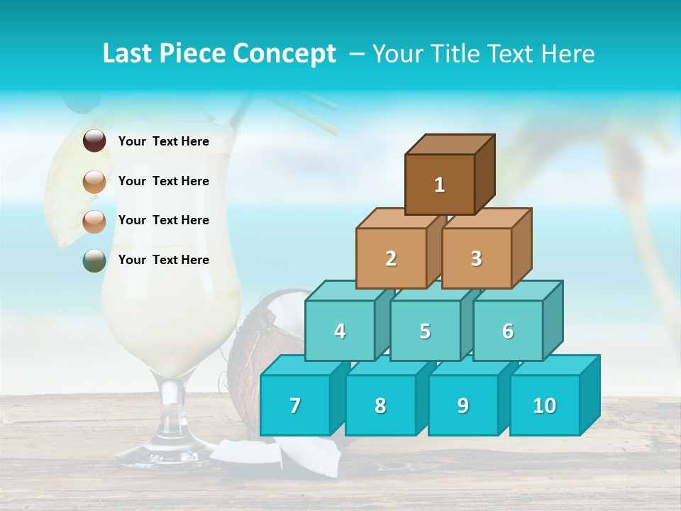 Melon Deck Glassware PowerPoint Template