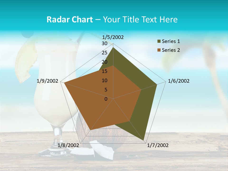 Melon Deck Glassware PowerPoint Template