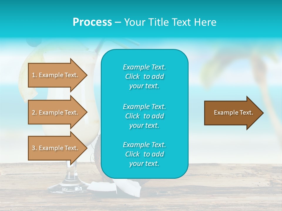 Melon Deck Glassware PowerPoint Template
