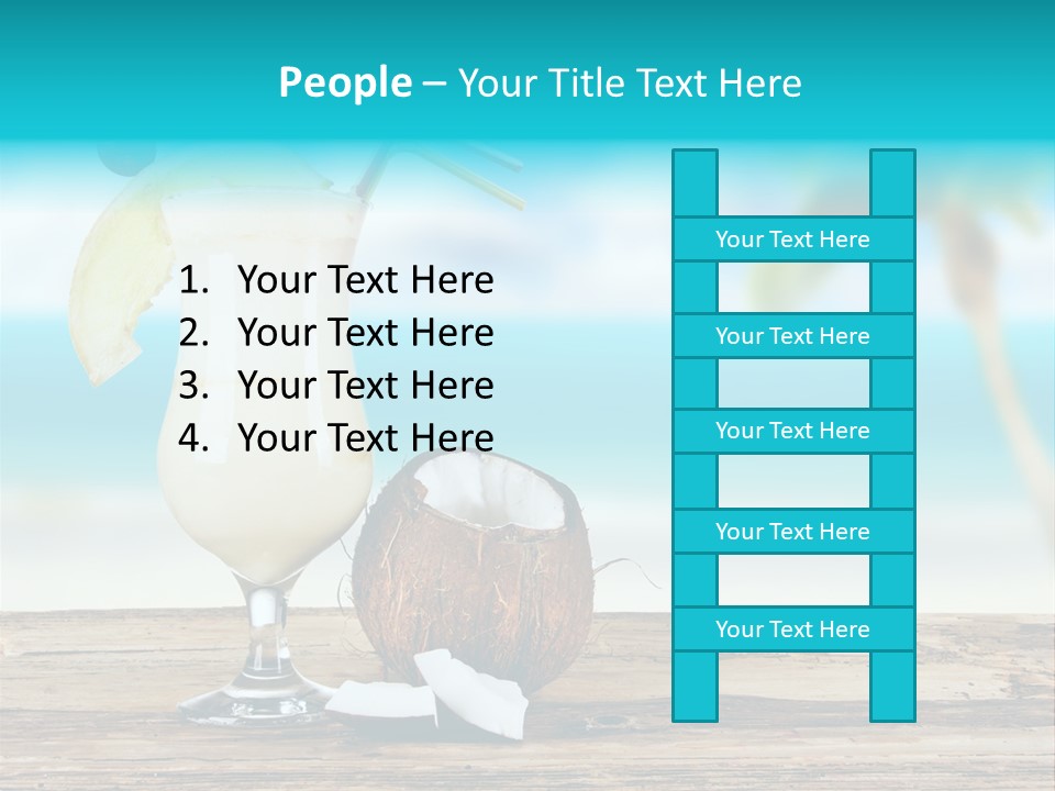 Melon Deck Glassware PowerPoint Template