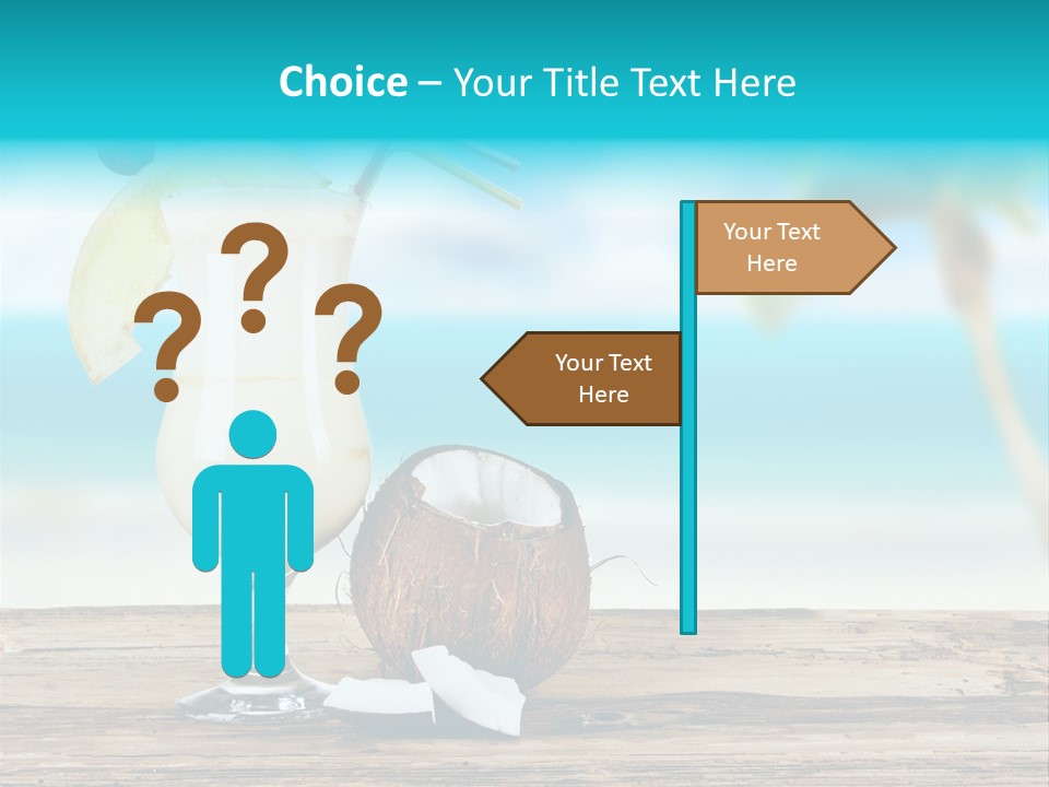 Melon Deck Glassware PowerPoint Template