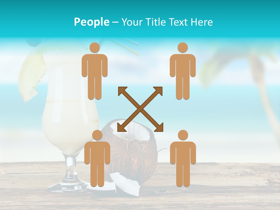 Melon Deck Glassware PowerPoint Template