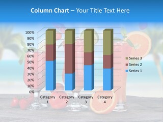 Palm Beverage Liquor PowerPoint Template