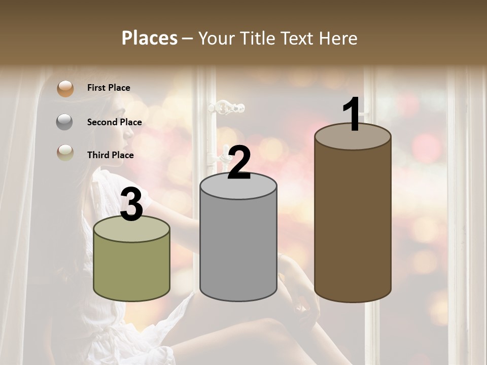 Abend Abwarten Melancholisch PowerPoint Template