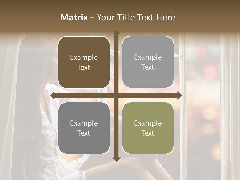 Abend Abwarten Melancholisch PowerPoint Template