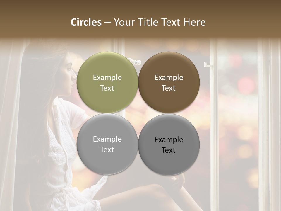 Abend Abwarten Melancholisch PowerPoint Template