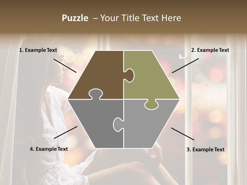 Abend Abwarten Melancholisch PowerPoint Template