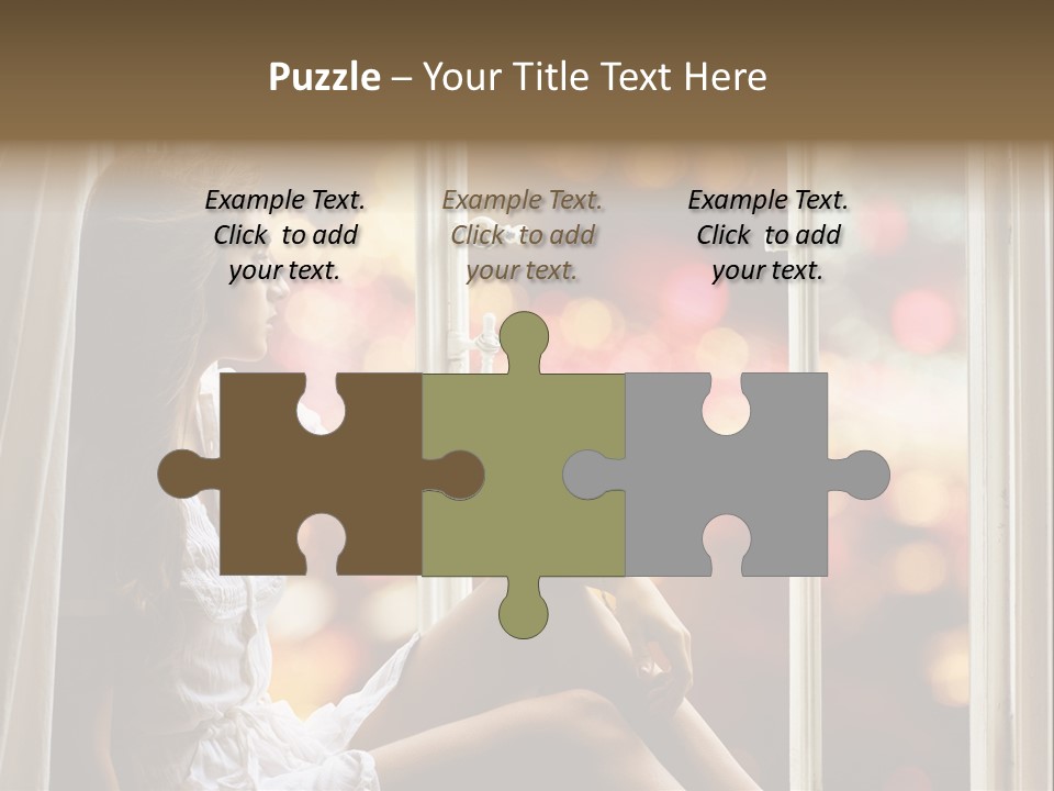 Abend Abwarten Melancholisch PowerPoint Template