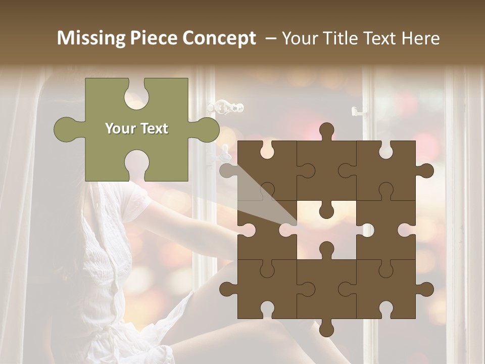 Abend Abwarten Melancholisch PowerPoint Template