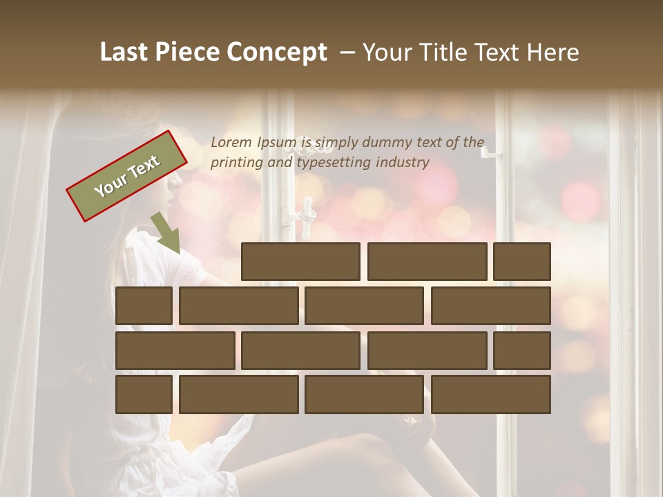 Abend Abwarten Melancholisch PowerPoint Template