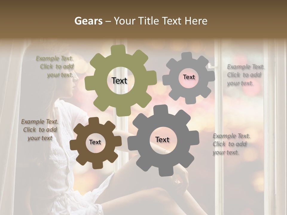 Abend Abwarten Melancholisch PowerPoint Template