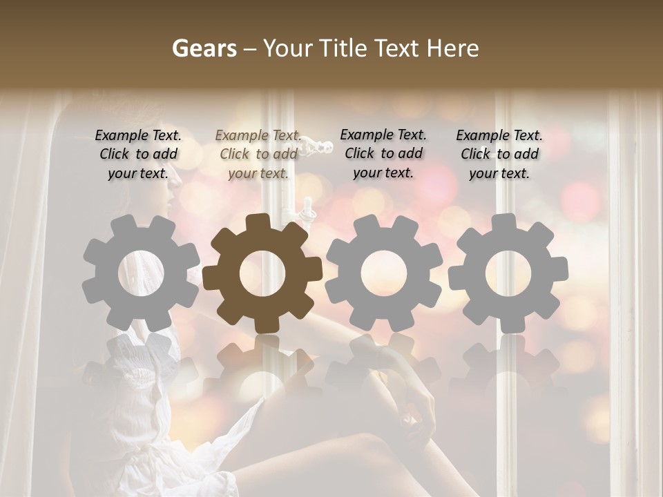 Abend Abwarten Melancholisch PowerPoint Template