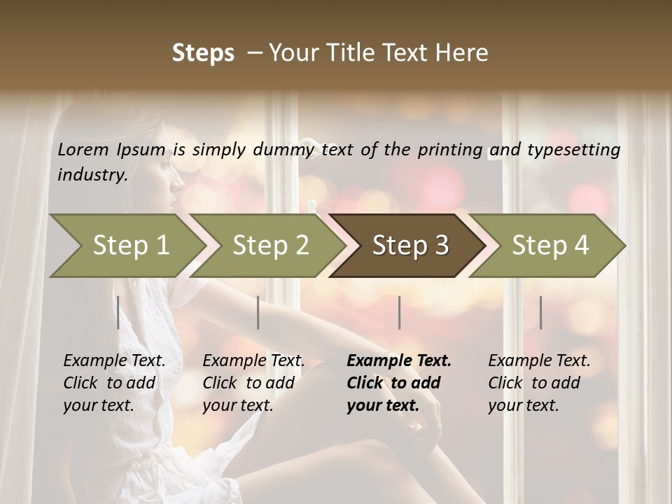 Abend Abwarten Melancholisch PowerPoint Template