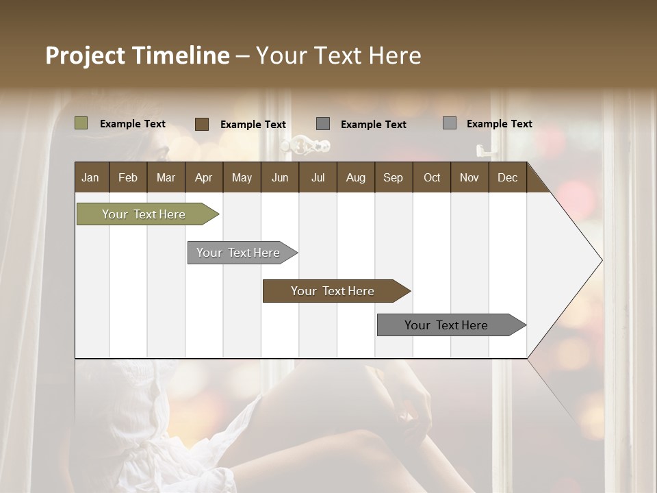 Abend Abwarten Melancholisch PowerPoint Template