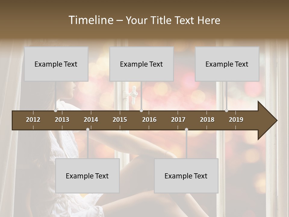 Abend Abwarten Melancholisch PowerPoint Template
