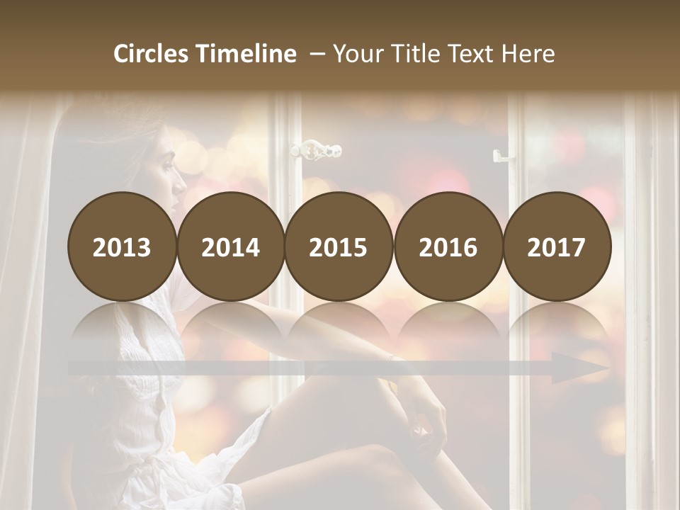 Abend Abwarten Melancholisch PowerPoint Template