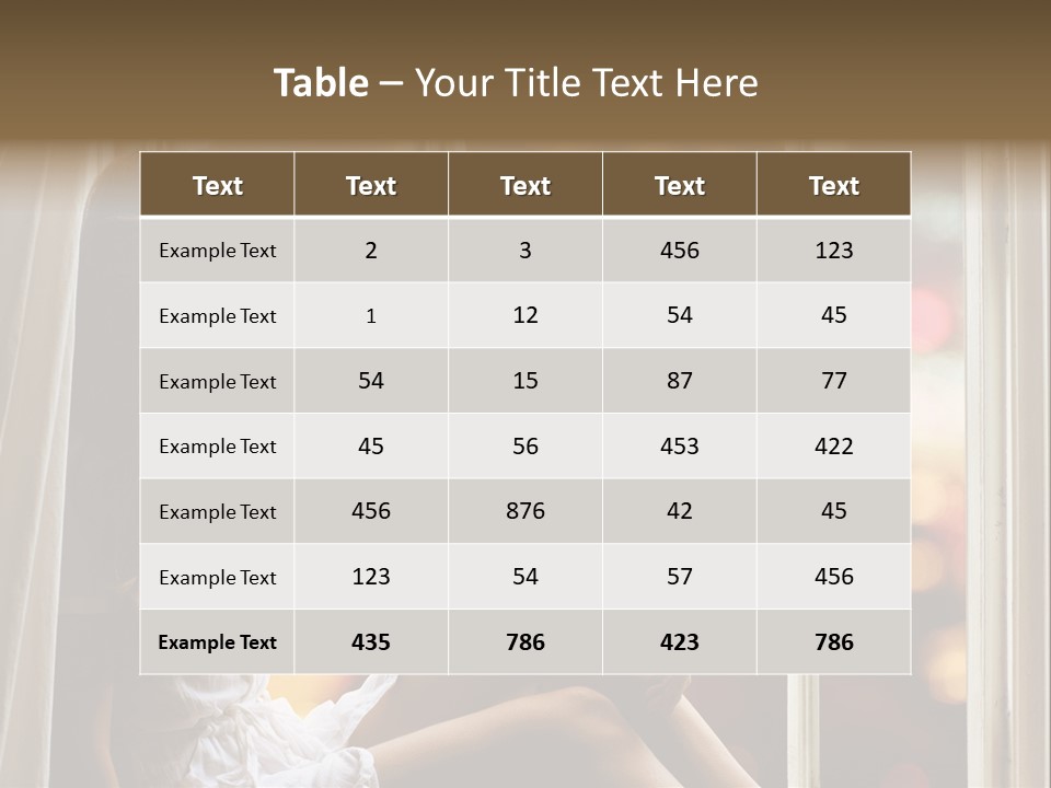 Abend Abwarten Melancholisch PowerPoint Template
