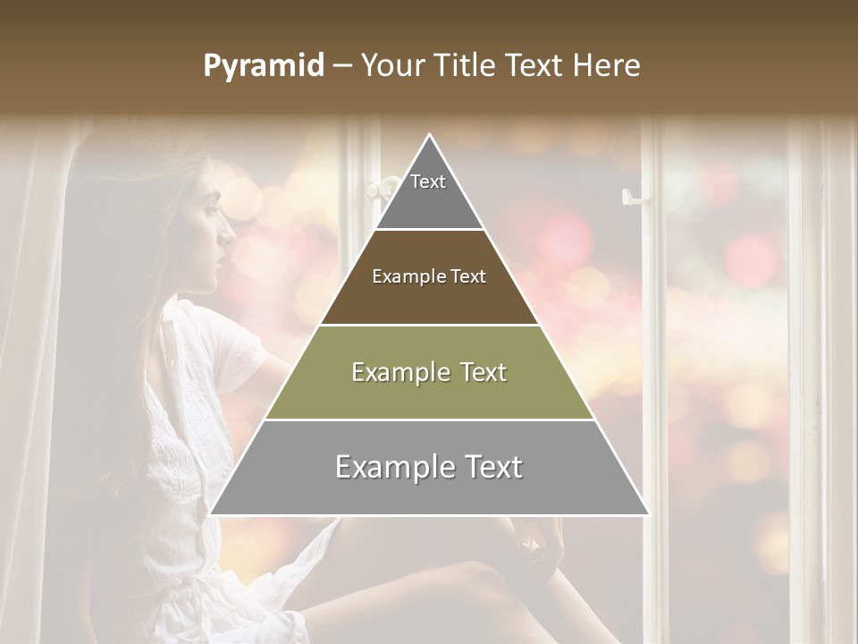 Abend Abwarten Melancholisch PowerPoint Template