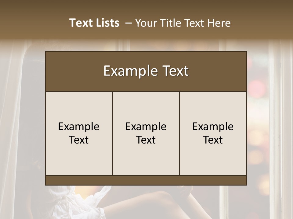 Abend Abwarten Melancholisch PowerPoint Template