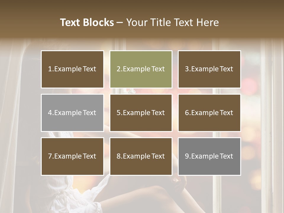 Abend Abwarten Melancholisch PowerPoint Template