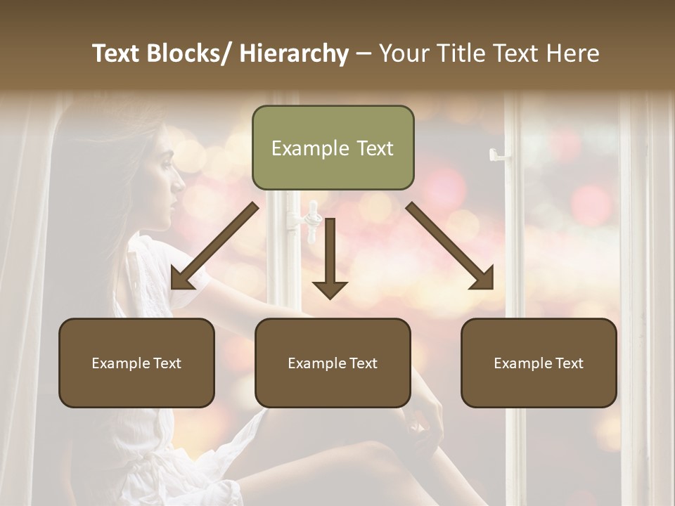 Abend Abwarten Melancholisch PowerPoint Template