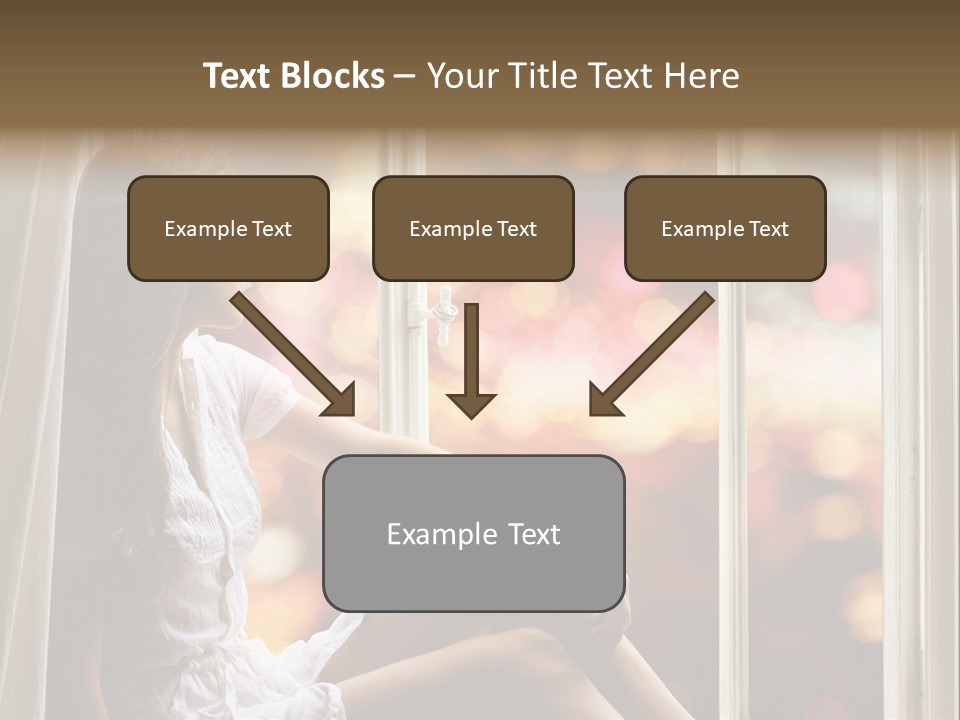 Abend Abwarten Melancholisch PowerPoint Template